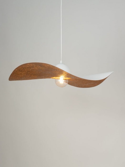 Lampa suspendata KAPELLO, alb/cupru, 1*E27, 60W, diametru 76 cm - SIGMA [2]