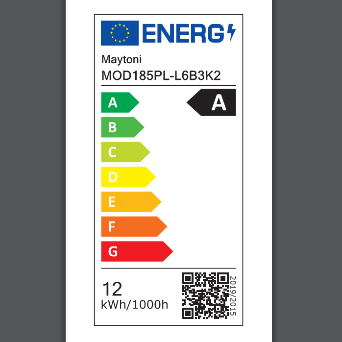 Lampa suspendata LED BANGKOK II, negru, 12W, 3000K, diametru 25 cm - MAYTONI [8]