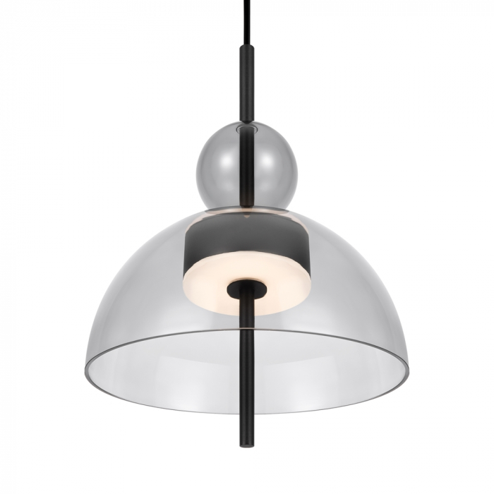 Lampa suspendata LED BANGKOK, negru/gri, 12W, 3000K, diametru 25 cm - MAYTONI [2]