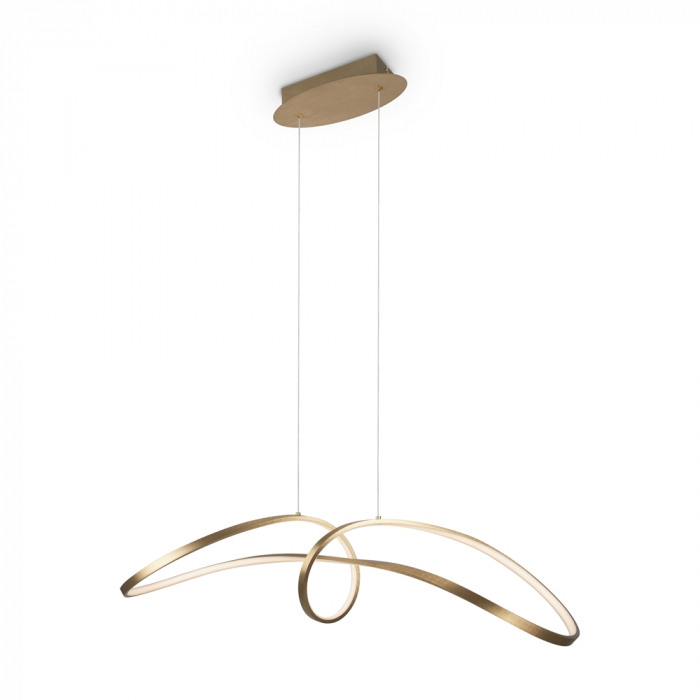 Lampa suspendata LED CURVE, auriu, 4000K, 2800 lm, lungime 92 cm - MAYTONI [5]