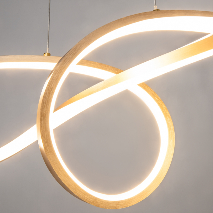 Lampa suspendata LED CURVE, auriu, 4000K, 2800 lm, lungime 92 cm - MAYTONI [3]