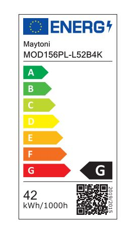 Lampa suspendata LED CURVE, negru, 4000K, 2800 lm, lungime 92 cm - MAYTONI [9]