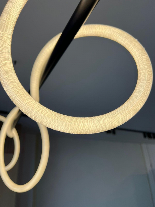 Lampa suspendata LED FANTASIA neagra, 3000k, 2800 lm, lungime 120 cm - STEP INTO DESIGN [2]
