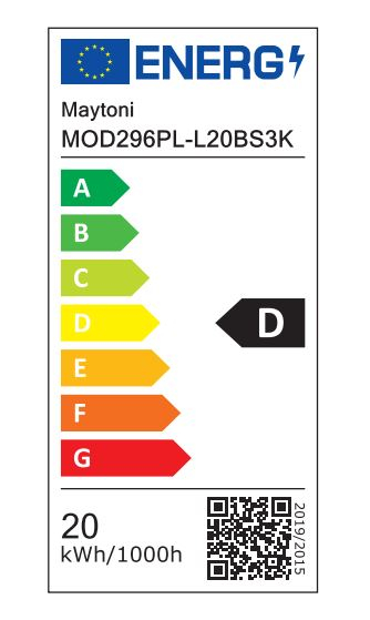 Lampa suspendata LED FLAT, negru/alama, 3000K, 2480 lm, lungime 93 cm - MAYTONI [6]