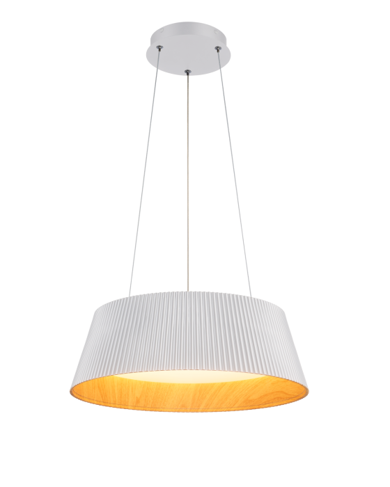 Lampa suspendata LED FRILL, alb/lemn, 45 cm - Step into Design [6]