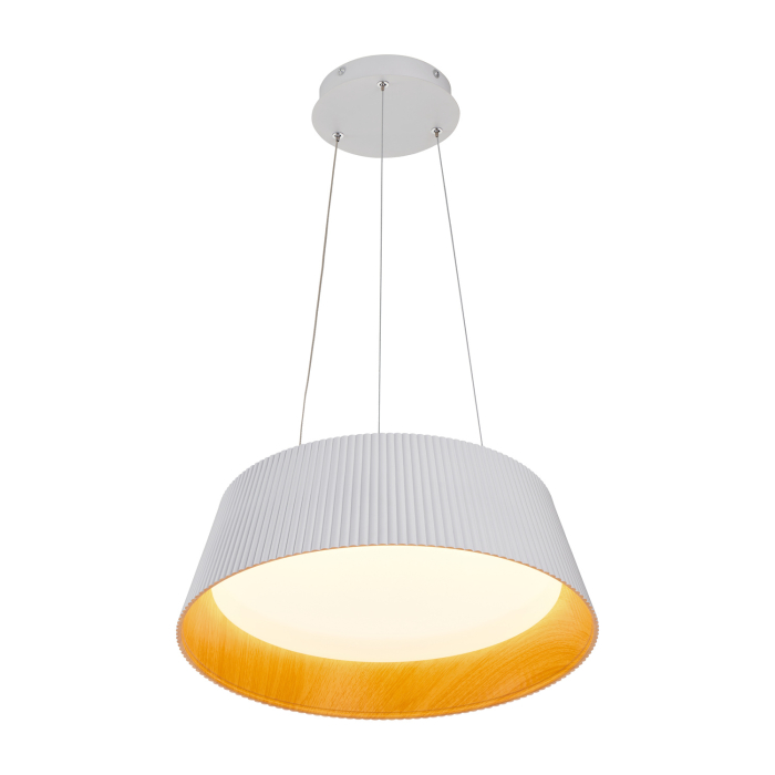 Lampa suspendata LED FRILL, alb/lemn, 45 cm - Step into Design [2]