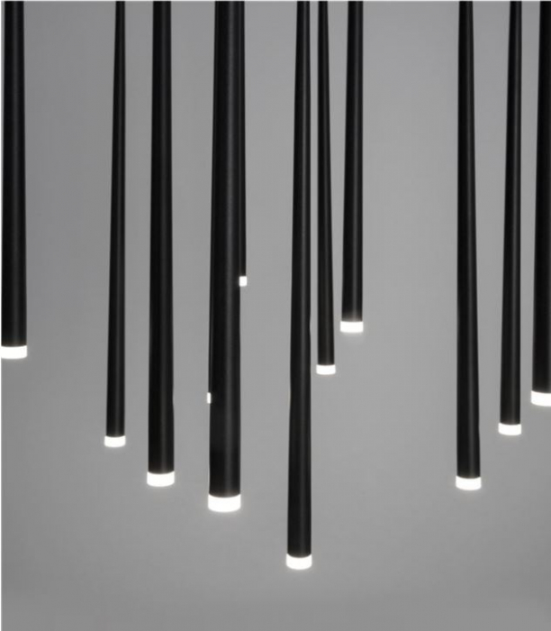 Lampa suspendata LED GIONO, negru, 3000K, 2280 lm, diametru 50 cm - NOVA LUCE [2]