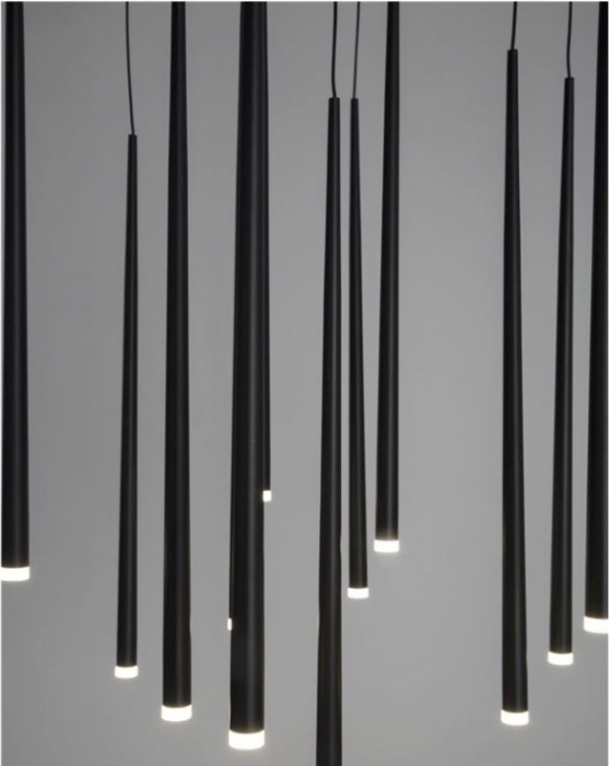 Lampa suspendata LED GIONO, negru, 3000K, 2280 lm, diametru 50 cm - NOVA LUCE [4]