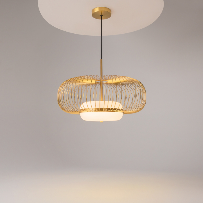 Lampă suspendată LED LEVITATION, alamă/alb, 3000K, diametru 50 cm - MAYTONI MOD376PL-L30G3K [3]