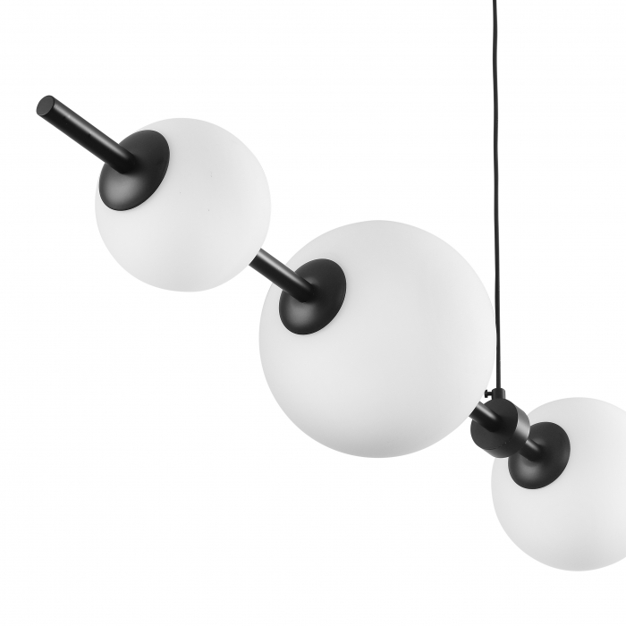 Lampă suspendată LED MILA, negru/alb, 3000K, 140 cm [7]