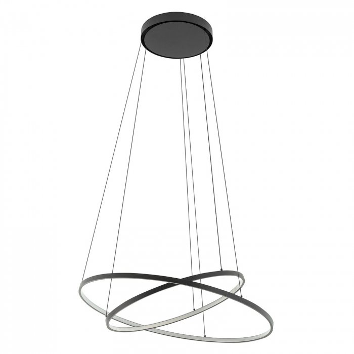 Lampa suspendata LED CIRCOLO neagra, 35W, 3000K,  diametru 60 cm - NOWODVORSKI [4]
