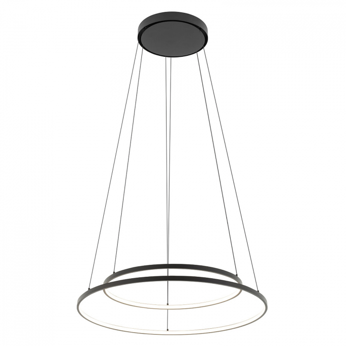 Lampa suspendata LED CIRCOLO neagra, 35W, 3000K,  diametru 60 cm - NOWODVORSKI [3]