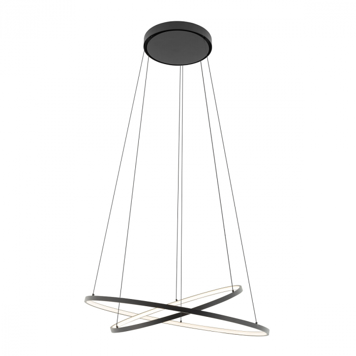 Lampa suspendata LED CIRCOLO neagra, 35W, 3000K,  diametru 60 cm - NOWODVORSKI [5]