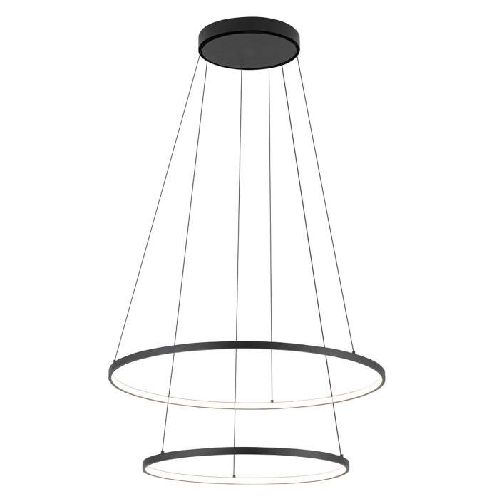 Lampa suspendata LED CIRCOLO neagra, 35W, 3000K,  diametru 60 cm - NOWODVORSKI [2]