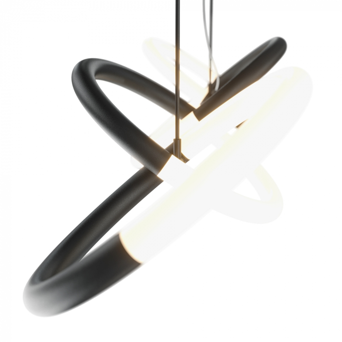 Lampa suspendata LED NODE, negru/alb, IP20, 40W, 3000K, lungime 100 cm - MAYTONI [2]