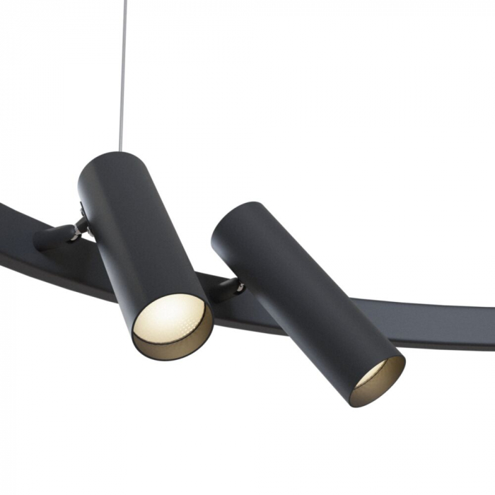 Lampa suspendata LED SATELLITE, negru, 3000K, 3900 lm, diametru 90 cm - MAYTONI [2]