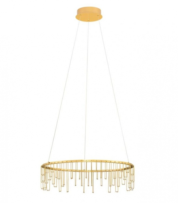Lampa suspendata LED STELLAR, auriu-cupru, 3000K, diametru 65 cm - NOVA LUCE [3]