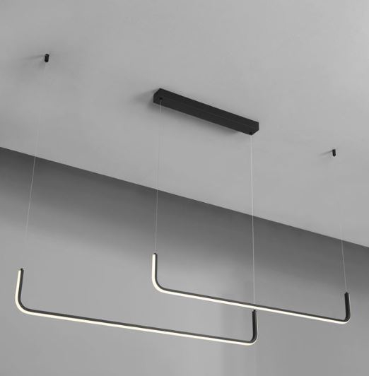 Lampa suspendata LED STRITA, negru, dimabila, 3000K, 150 cm - NOVA LUCE 9006088 [2]