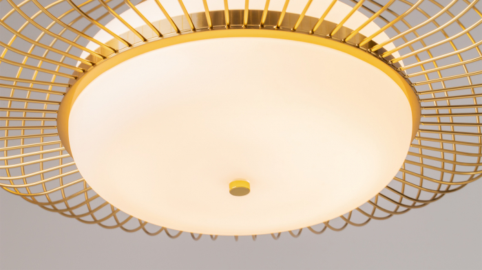 Lampă suspendată LEVITATION, alamă/alb, 1*G9, diametru 34.5 cm - MAYTONI MOD376PL-01G [4]