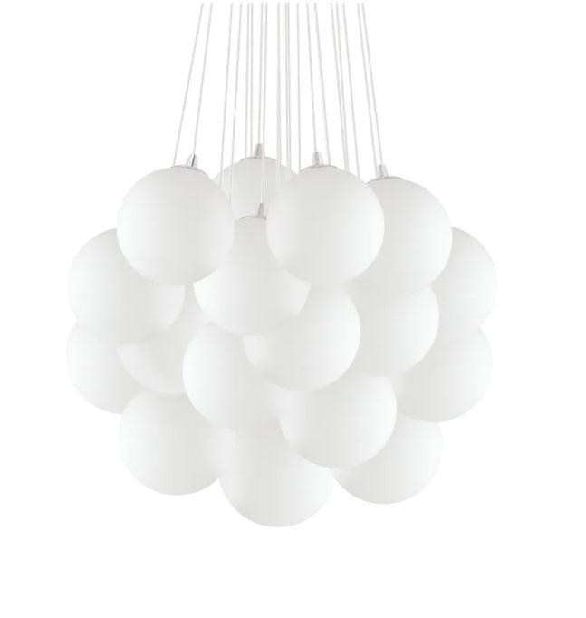 Lampa suspendata MAPA PLUS, 22*E14, alb, diametru 80 cm - IDEAL LUX [1]