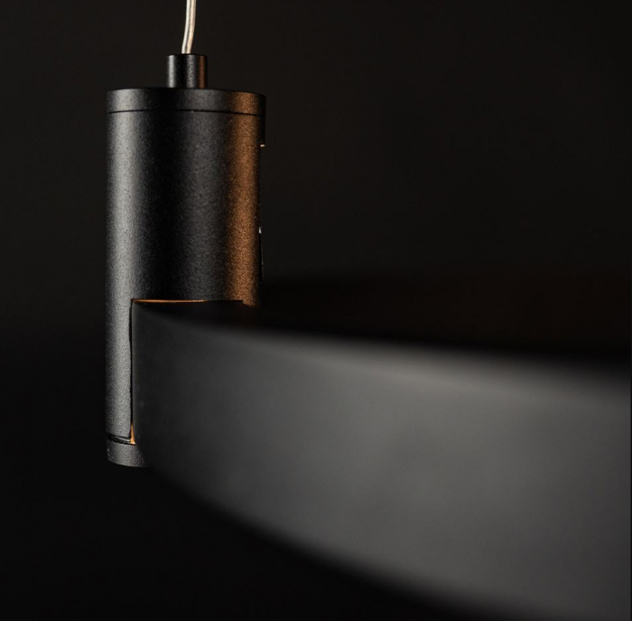 Lampa suspendata neagra LED DIAMANTE Nr. 2 CO1_80 cm - altavola design [3]