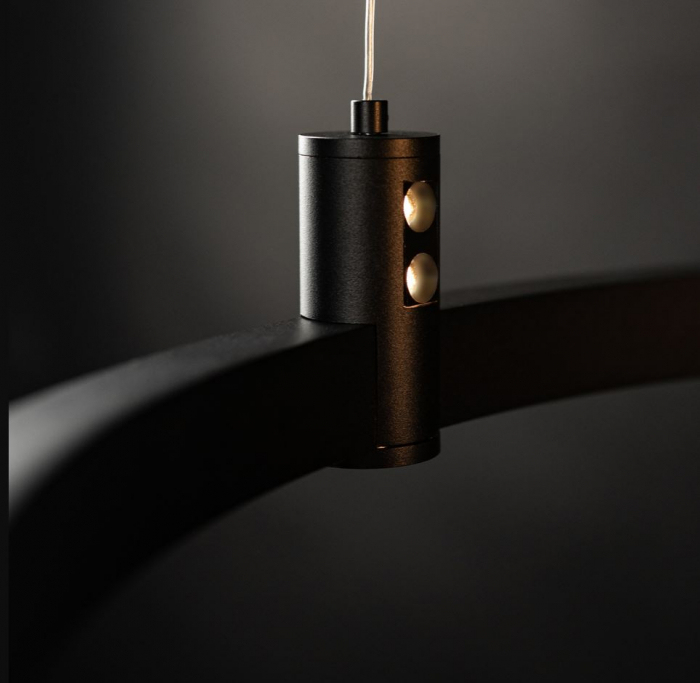 Lampa suspendata neagra LED DIAMANTE Nr. 2 CO1_80 cm - altavola design [4]