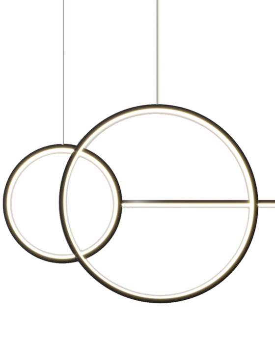 Lampa suspendata neagra LED NEW AGE 120 cm - step into design [4]