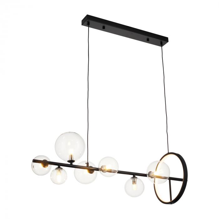 Lampa suspendata ORION LONG, negru, 7*G9 + LED, lungime 90 cm - STEP INTO DESIGN [4]