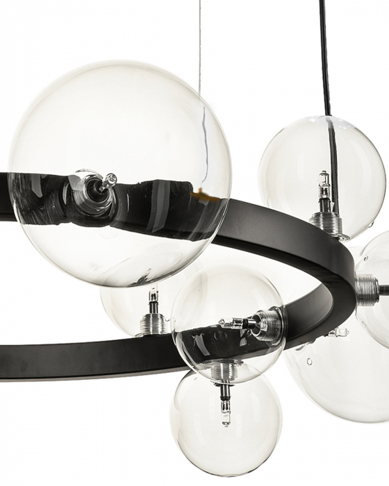 Lampa suspendata ORION neagra, 15*G9, latime 85 cm - STEP INTO DESIGN [4]
