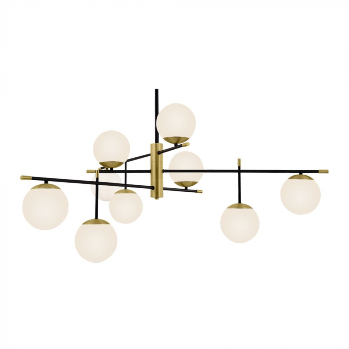 Lampa suspendata NOSTALGIA, auriu/negru, 9*E14, 40W, diametru 131 cm - MAYTONI [2]