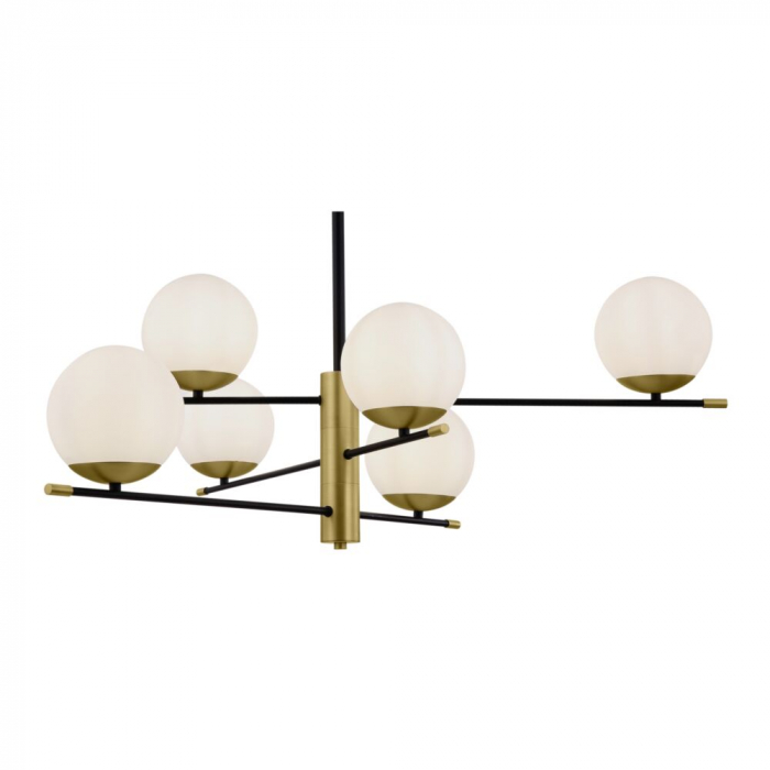 Lampa suspendata NOSTALGIA, auriu/negru, diametru 100 cm - MAYTONI [2]