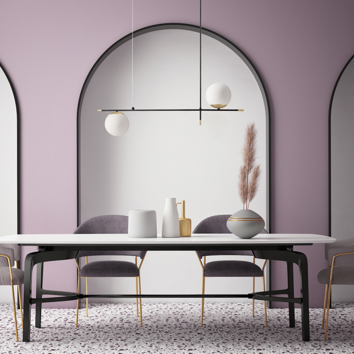 Lampa suspendata NOSTALGIA LINEAR, auriu/negru, lungime 95 cm - MAYTONI [4]