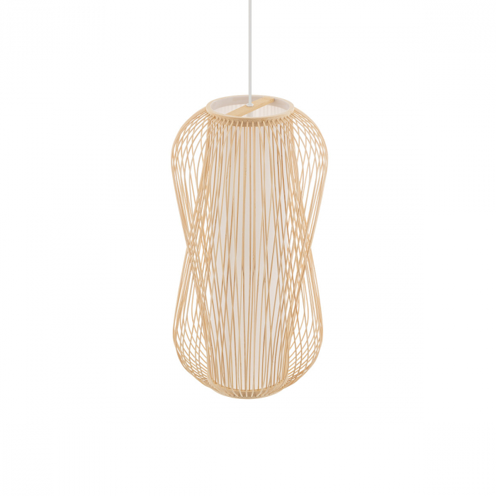 Lampa suspendata PUKET L, lemn/alb, 1*E27, diametru 30 cm - NOWODVORSKI [4]