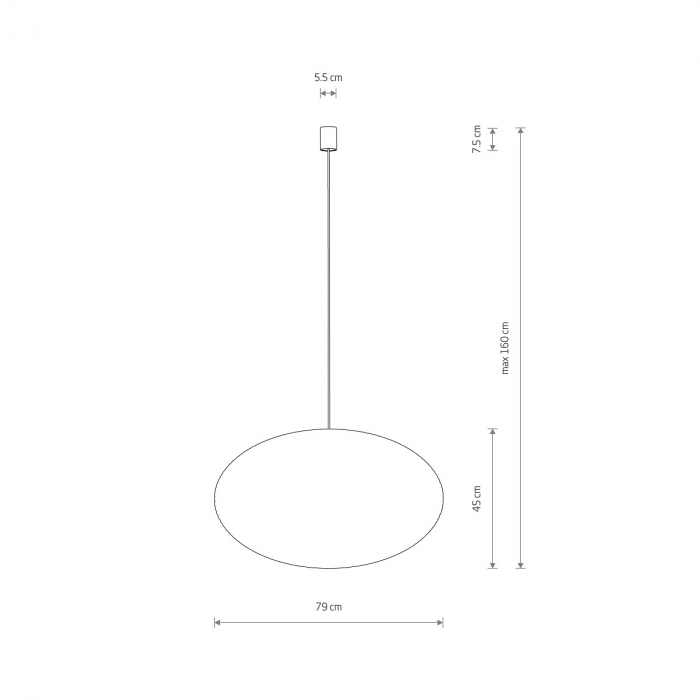 Lampa suspendata RATTAN L, lemn/alb, 1*E27, diametru 79 cm - NOWODVORSKI [12]
