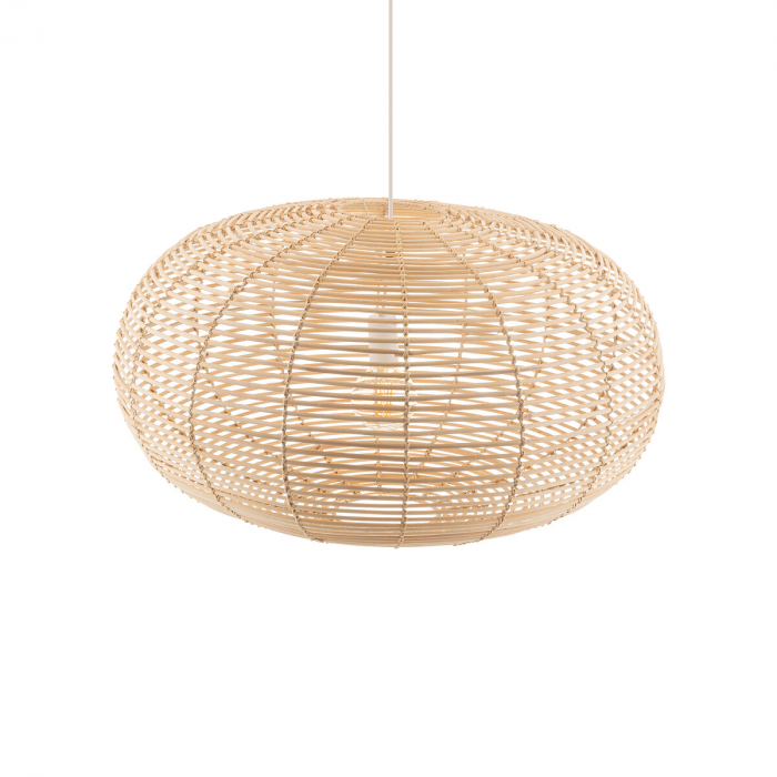 Lampa suspendata RATTAN L, lemn/alb, 1*E27, diametru 79 cm - NOWODVORSKI [5]