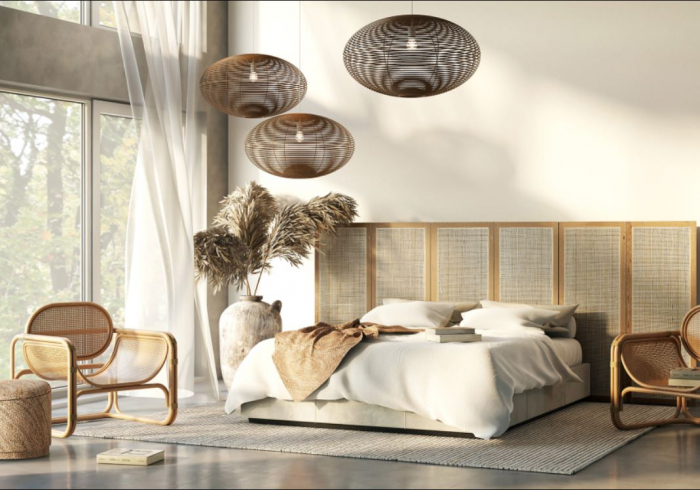 Lampa suspendata RATTAN L, lemn/alb, 1*E27, diametru 79 cm - NOWODVORSKI [11]