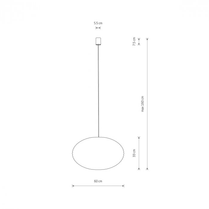 Lampa suspendata RATTAN M, lemn/alb, 1*E27, diametru 60 cm - NOWODVORSKI [11]