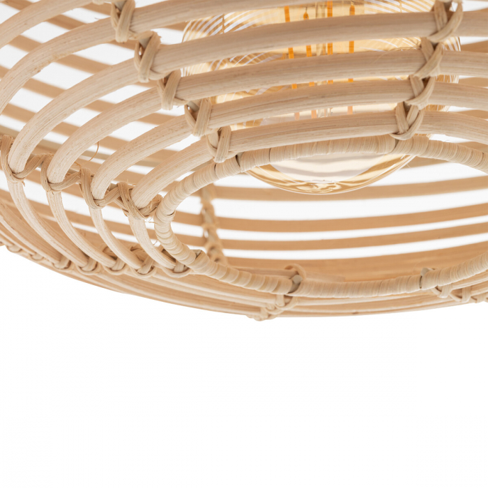 Lampa suspendata RATTAN S, lemn/alb, 1*E27, diametru 40 cm - NOWODVORSKI [6]