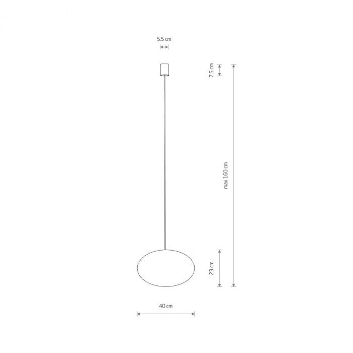 Lampa suspendata RATTAN S, lemn/alb, 1*E27, diametru 40 cm - NOWODVORSKI [9]