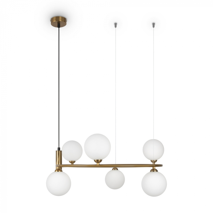 Lampa suspendata RING, alama/alb, diametru 58 cm - MAYTONI [4]