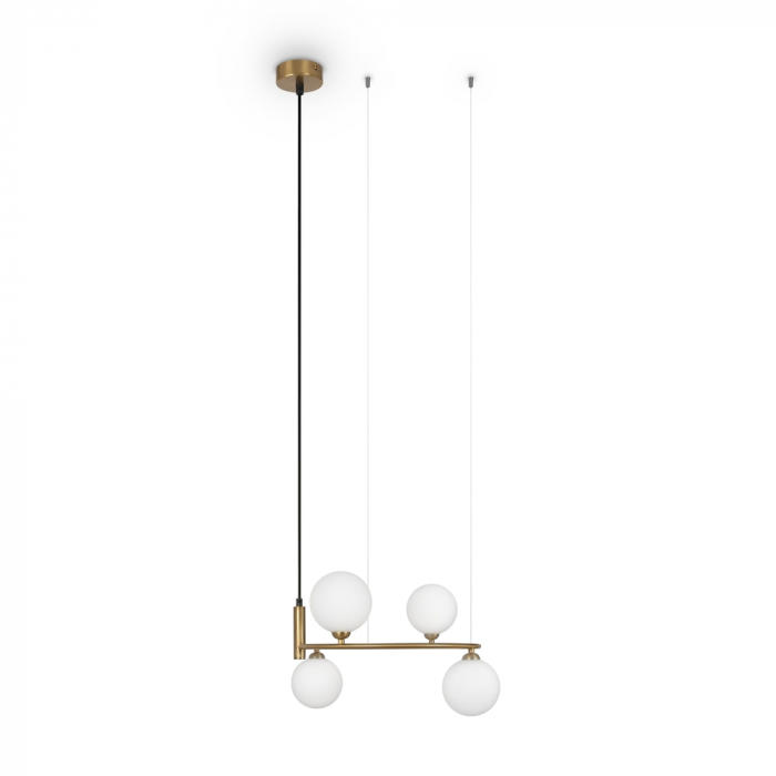 Lampa suspendata RING, alb/alama, lungime 43.5 cm - MAYTONI [4]