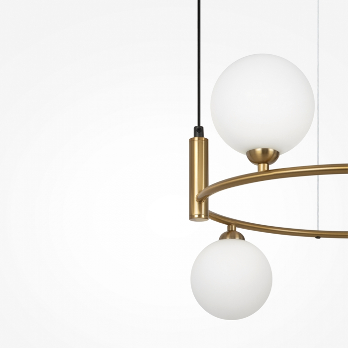 Lampa suspendata RING, alb/alama, lungime 43.5 cm - MAYTONI [2]