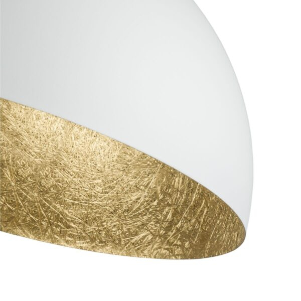Lampa suspendata SFERA alb/auriu, diametru 90 cm - sigma [2]