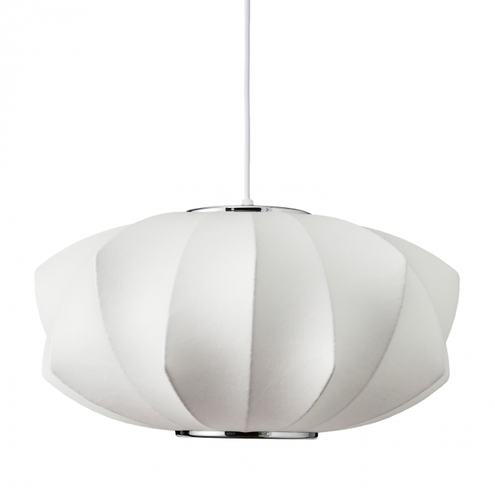 Lustră suspendată SILK V-shape alba, diametru 45 cm [2]