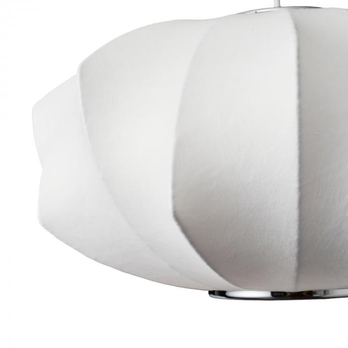 Lustră suspendată SILK V-shape alba, diametru 45 cm [7]