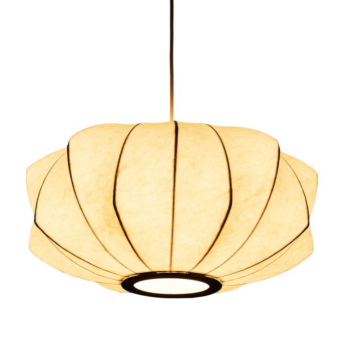 Lustră suspendată SILK V-shape alba, diametru 45 cm [3]