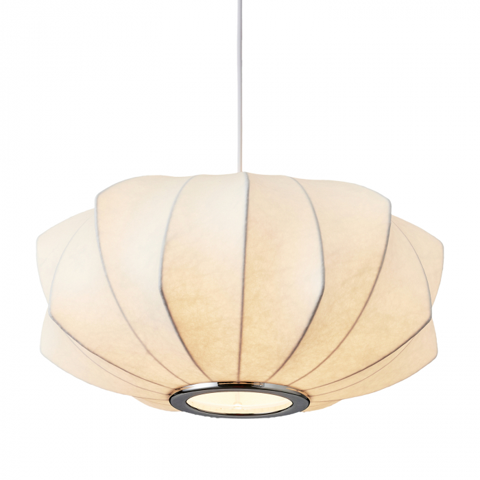 Lustră suspendată SILK V-shape alba, diametru 45 cm [4]