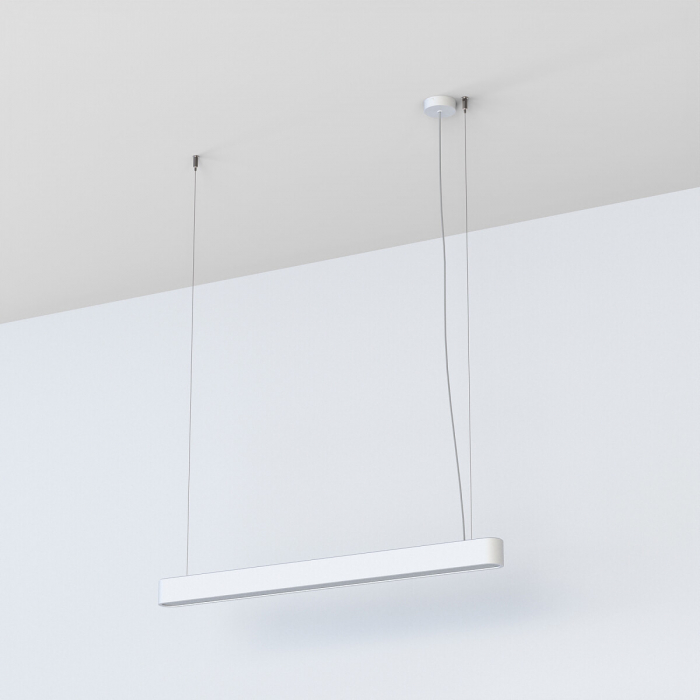 Lampa suspendata SOFT cu tub LED, alb, 3000K, flux 2300 lm, lungime 95 cm - NOWODVORSKI 7547 [3]