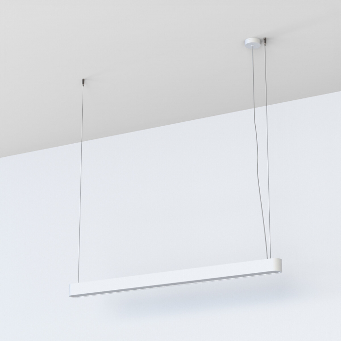 Lampa suspendata SOFT cu tub LED, alb, 3000K, flux 3200 lm, lungime 125 cm - NOWODVORSKI 7537 [4]