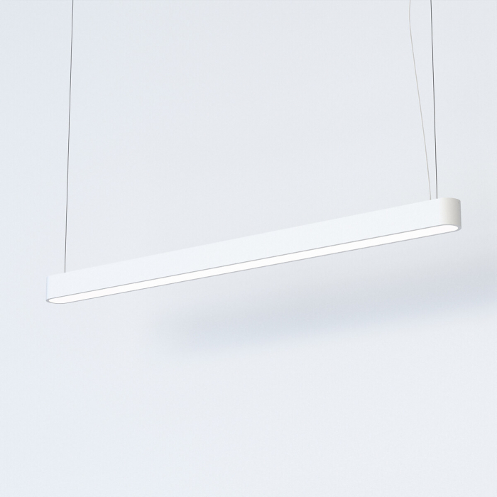 Lampa suspendata SOFT cu tub LED, alb, 3000K, flux 3200 lm, lungime 125 cm - NOWODVORSKI 7537 [2]